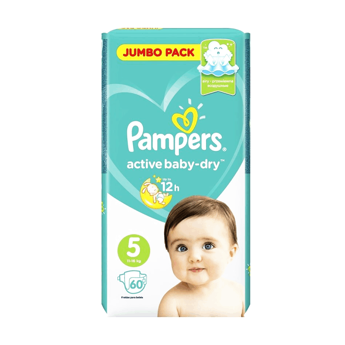 Pampers Active Baby-Dry 5/60 шт (11-16 кг)