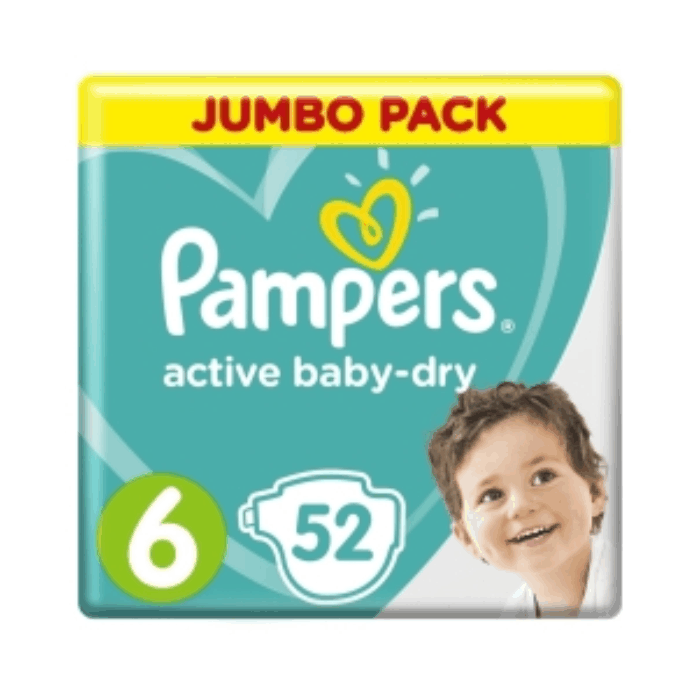 Pampers Active Baby-Dry 6/52 шт (13-18 кг)