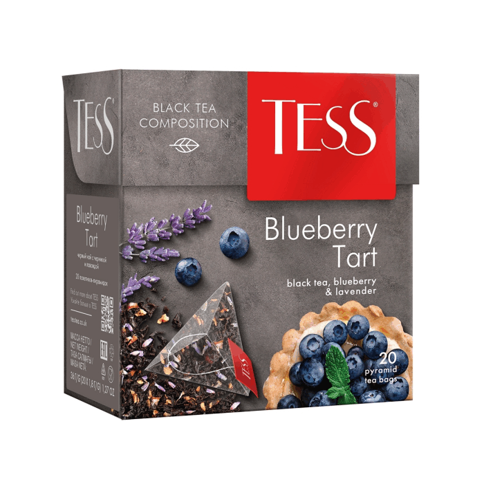 Tess Blueberry Tart чёрн/черника и лаванда (20*1,8 г)