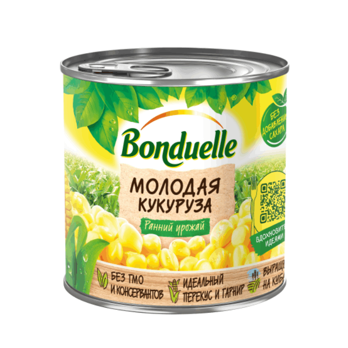 Bonduelle кукуруза молодая 400 гр