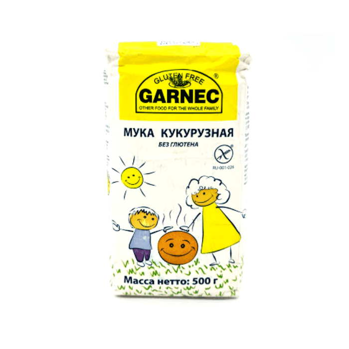 Мука кукурузная без глютена 500 гр**