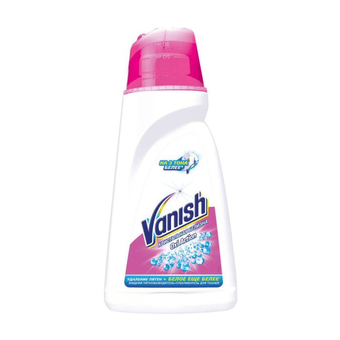 Vanish oxi action пятновыводитель и отбелив-ль 450 мл (кристальная белизна)