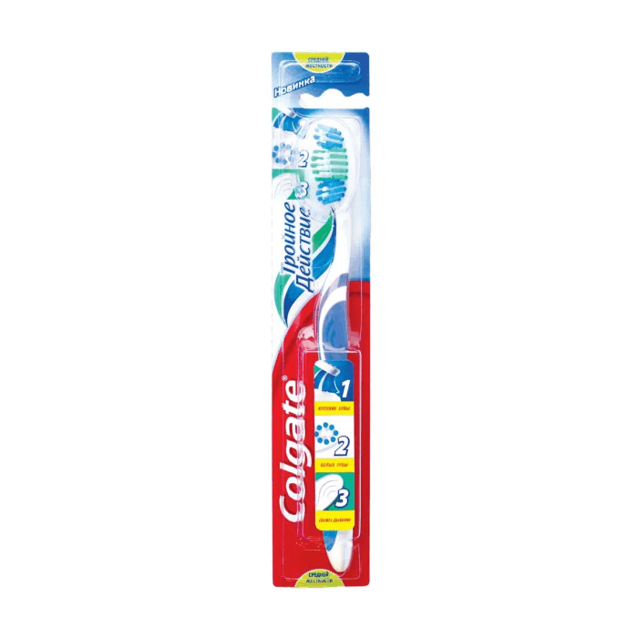 щетка Colgate "Тройное действие" (синяя)