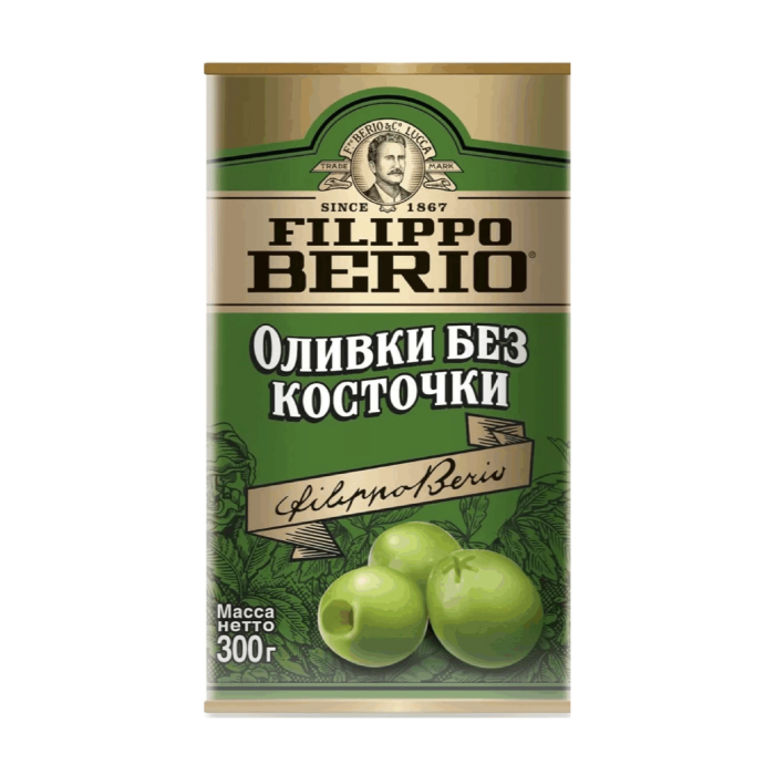 Оливки Filippo Berio б/к 300 г