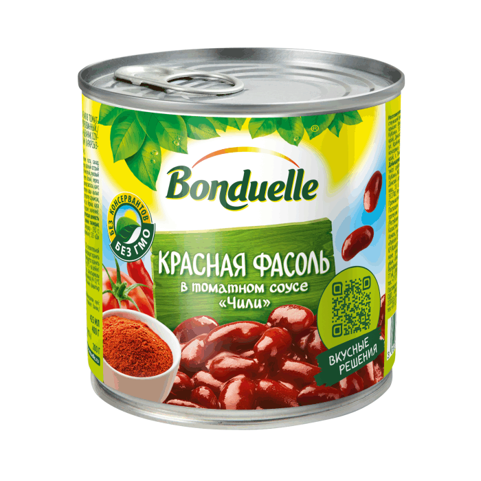 Bonduelle фасоль красная в чили 400 гр