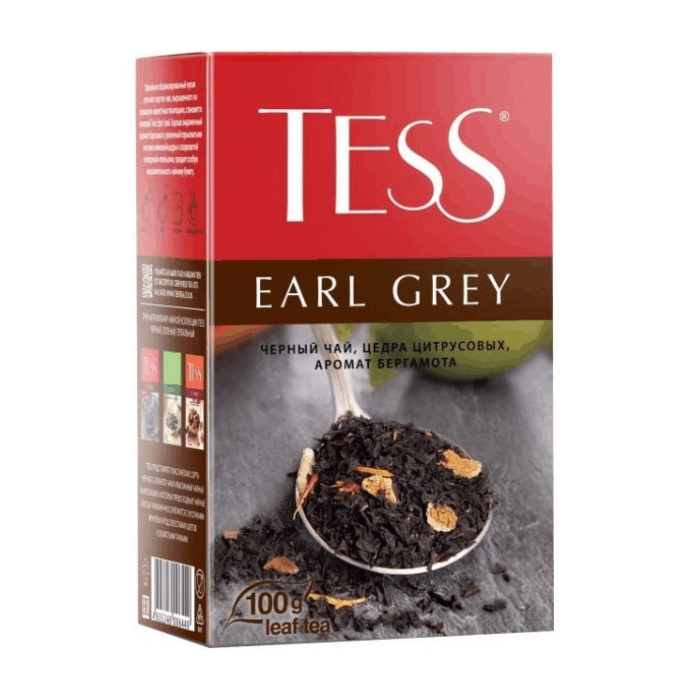 Tess Earl Grey черн/лист с бергамотом (100 гр)