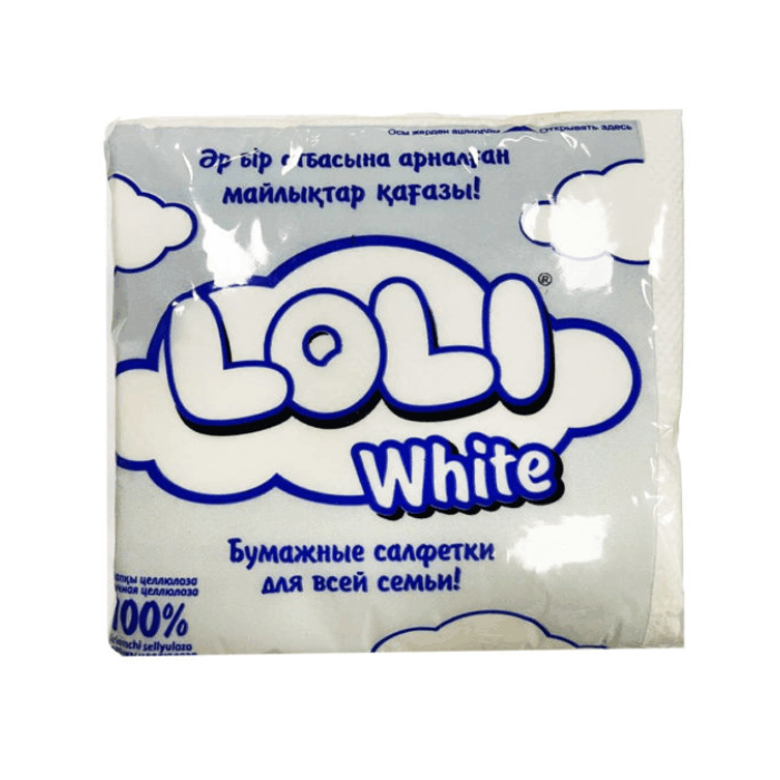 Сервисные салфетки Loli White 90 шт