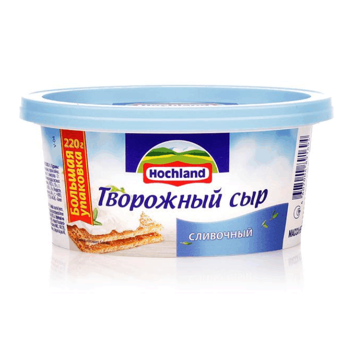 Hochland Сыр творожный сливоч. 220 г