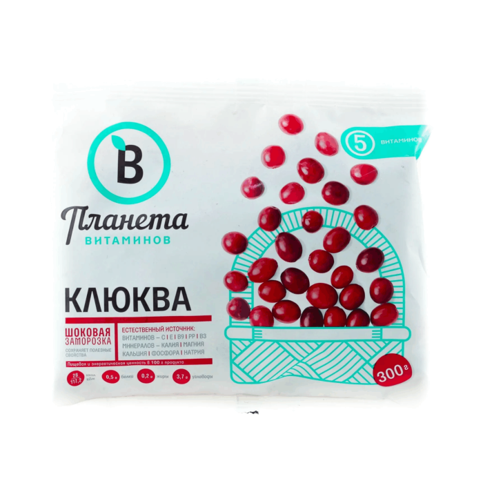 Клюква (Планета витаминов) 300 гр