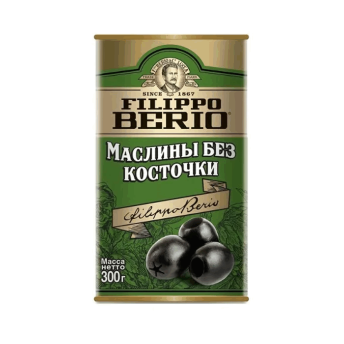 Маслины Filippo Berio б/к 300 г