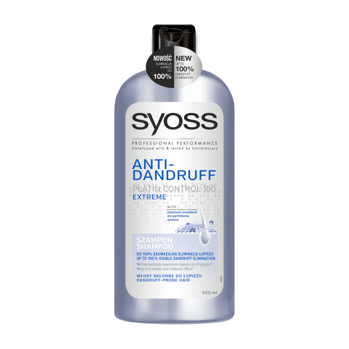 Syoss Шампунь (ANTI DANDRUFF Platin Control 100) 500 мл