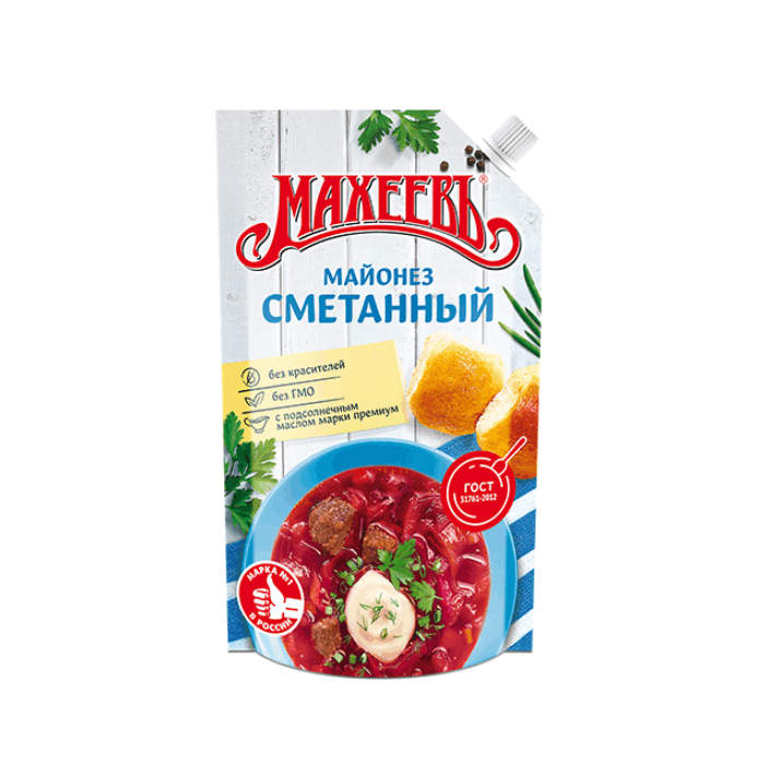 М/з Махеевъ Сметанный 380 гр,