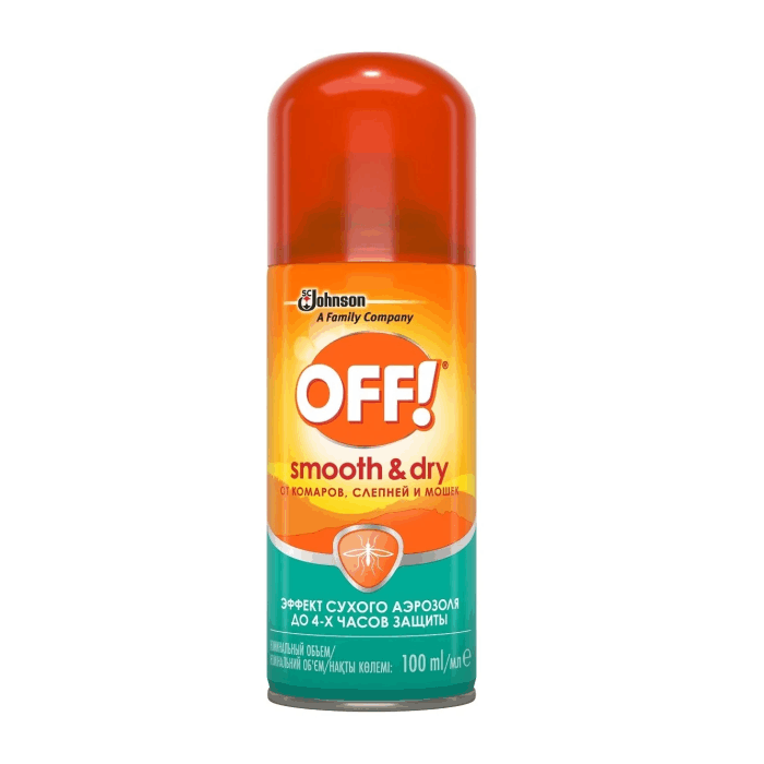 OFF! Smooth & Dry с эффектом «сухого» аэрозоля 100 мл