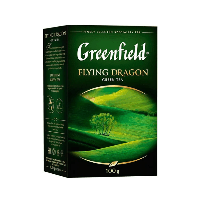 Greenfield Flying Dragon зел/лист (100гр)