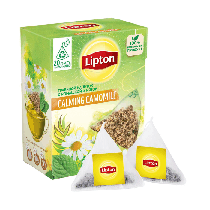 Трав.напиток Liptonр с Ромашкой и мятой(20 пак)