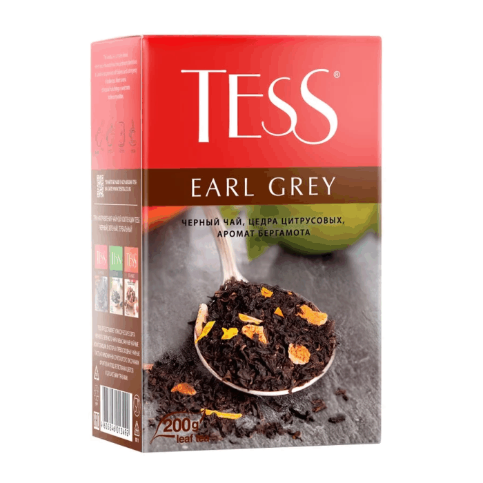 Tess Earl Grey черн/лист с бергамотом (200 гр)