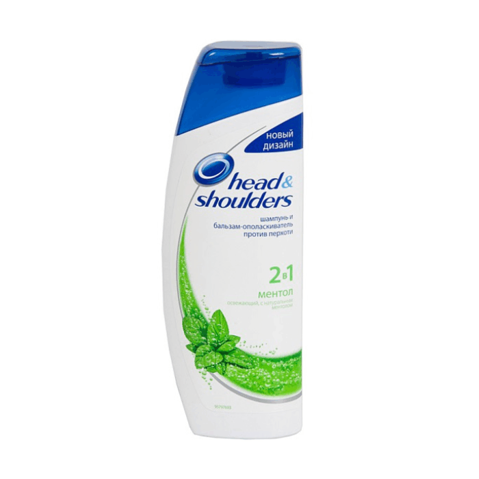 Head & Shoulders шампунь и бальзам 2 в 1 (400 мл ментол)