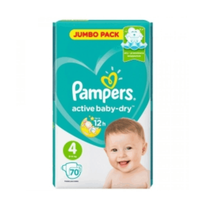 Pampers Active Baby-Dry 4/70 шт (9-14 кг)