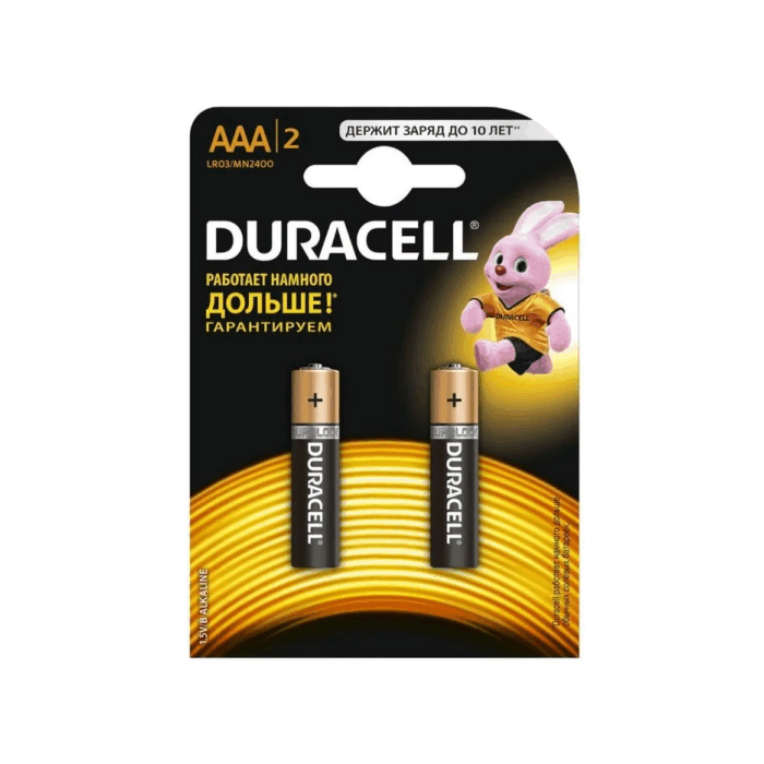 Батарейки AAА Duracell 2Х