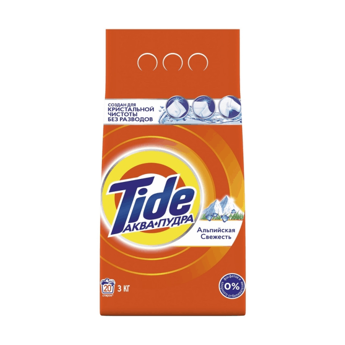 Tide автомат 3 кг (Аква пудра Альпийская свежесть)