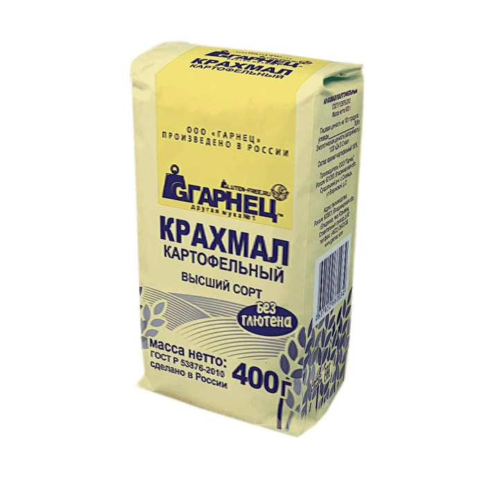 Крахмал картофельный без глютена 400 гр