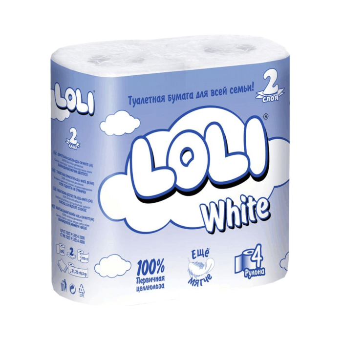 LOLI White т/б (2 сл 4 рул)