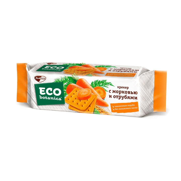 Eco-botanica Крекер с морковью и отрубями 200 гр