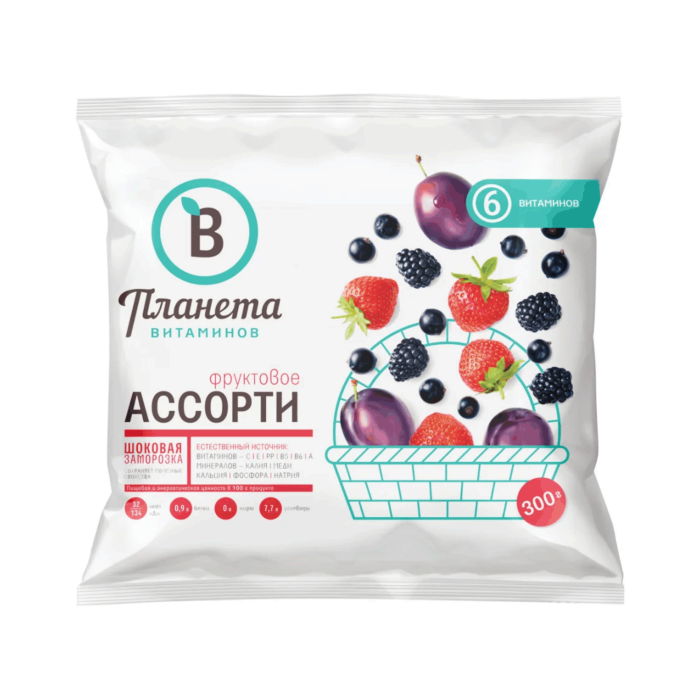 Ассорти фруктовое (Планета витаминов) 300 гр