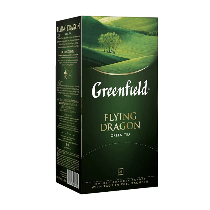 Greenfield Flying Dragon зел/пакет ( 25*2 г)