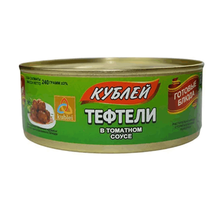 Кублей тефтели в томатном соусе (240 гр)