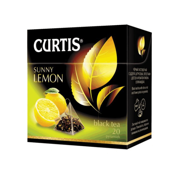 Curtis Sunny Lemon (черн/цейлон 20 пак)