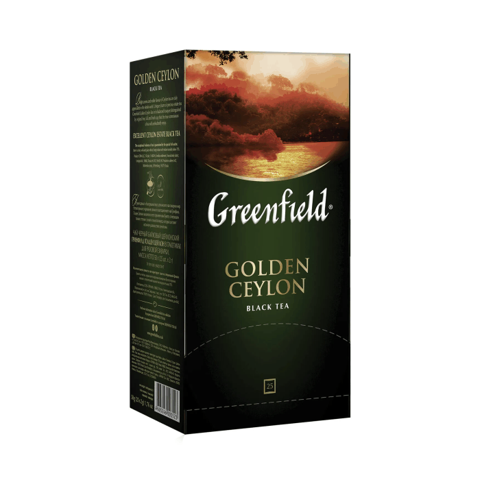 Greenfield Golden Ceylon  оралған шай ( 25*2 г)