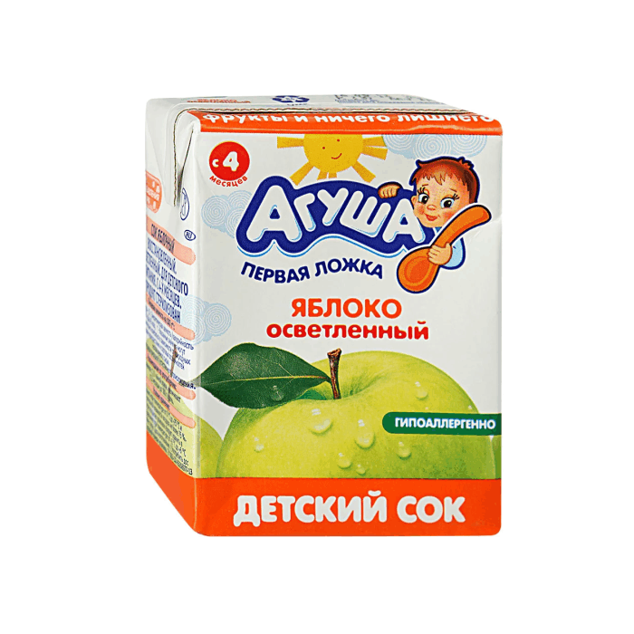 Сок детский Агуша Яблоко 0,2л