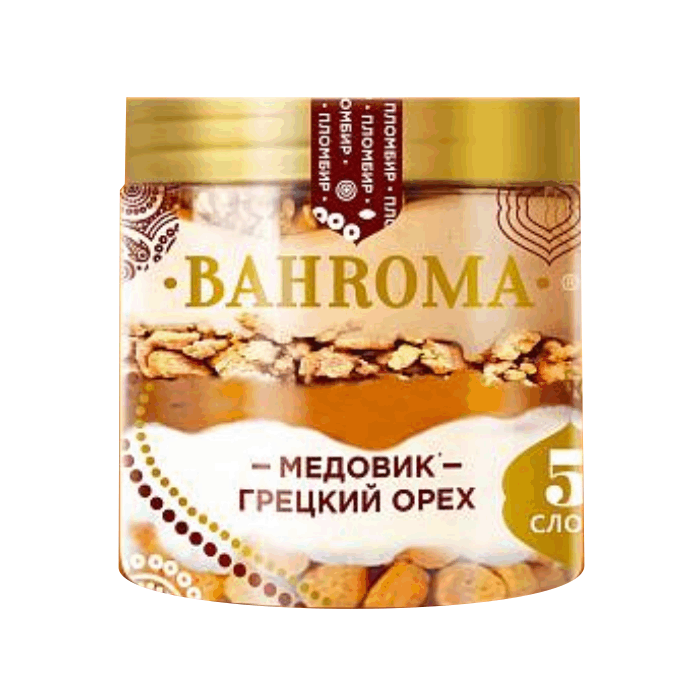 Bahroma морож Медовик грецкий орех 320гр