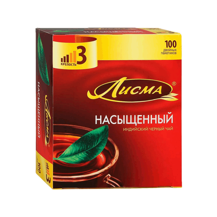 Лисма насыщ.индийский черн. 100 пак