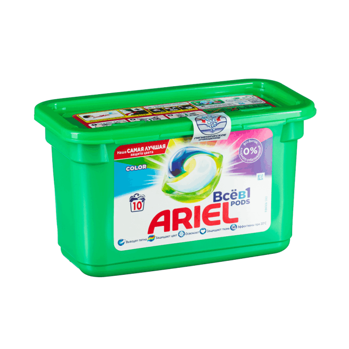 Ariel капсулы 10шт (color)