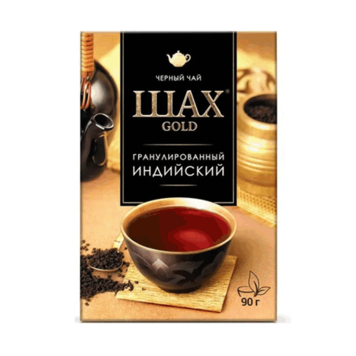 Чай чёр байховый гранул "Шах Голд"90г
