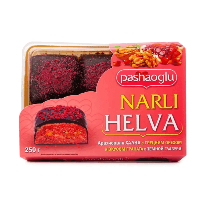 Халва арахис.со.вк граната в глазури Pashaoglu 250г
