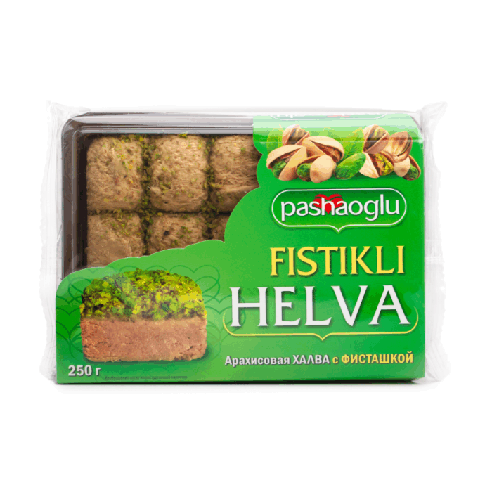 Халва арахис.со.вк фисташки Pashaoglu 250г
