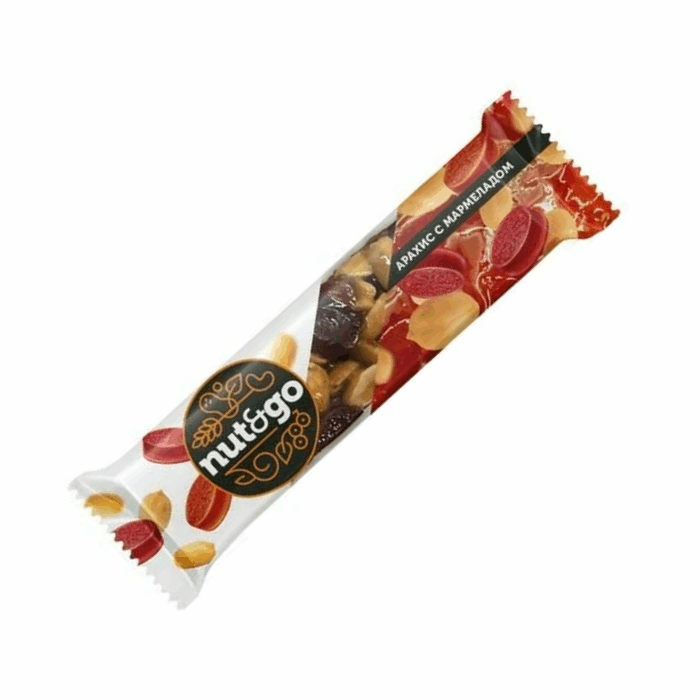 Батончик Прот. Nut N Go арахис с мармеладом