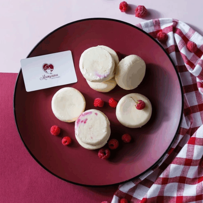 Сырники с малиной 0,5кг (Мамулины вкус.)