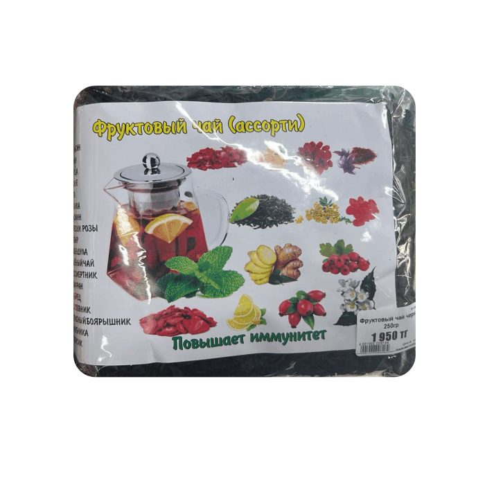 Фруктовый чай черн 250гр