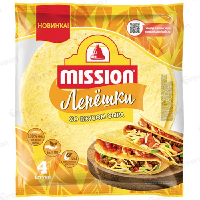 Тортилья MISSION со вкусом сыра (6 шт)^