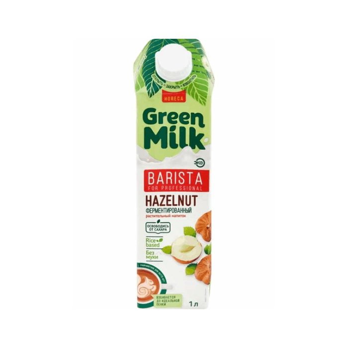 "Green Milk" Фундук растител.напиток 1л**